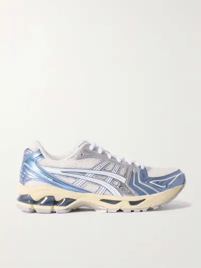 Gel-Kayano 14 Rubber and Metallic Faux Leather-Trimmed Mesh Sneakers