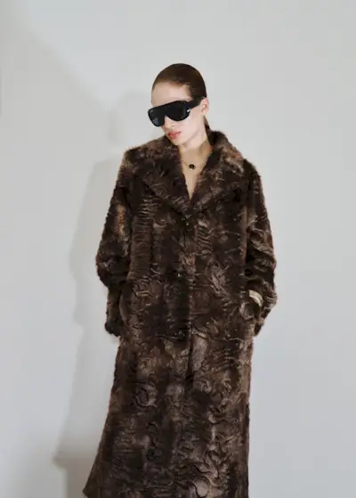 Textured Faux-Fur Coat - Women | Mango United Kingdom