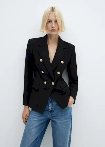 Double-Breasted Blazer