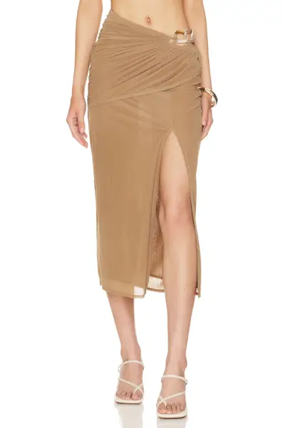 L'Academie + Flora Midi Skirt