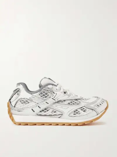 Orbit Metallic Rubber, Mesh and Fishnet Sneakers