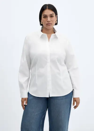 Fitted Cotton Shirt - Women