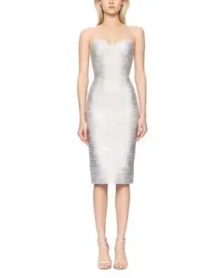 Strappy Sweetheart Neck Bandage Dress