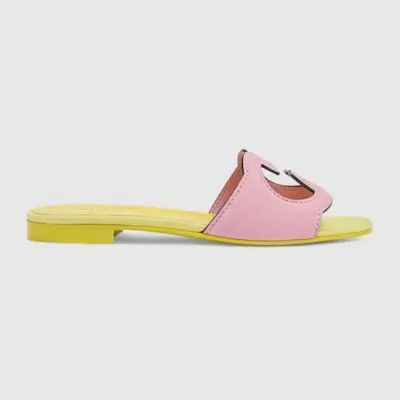 Women's Interlocking G Cut-Out Sandal