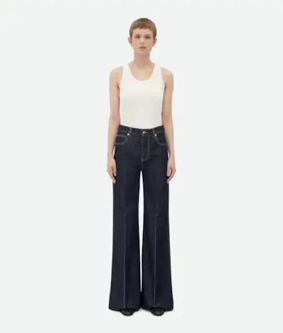 Women's Indigo Palazzo Jeans in Indigo