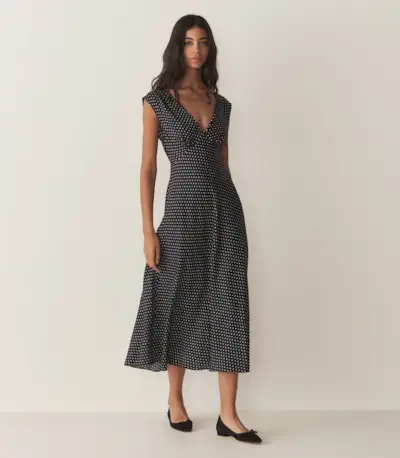 Tahlia Dress -- Hepburn Dot