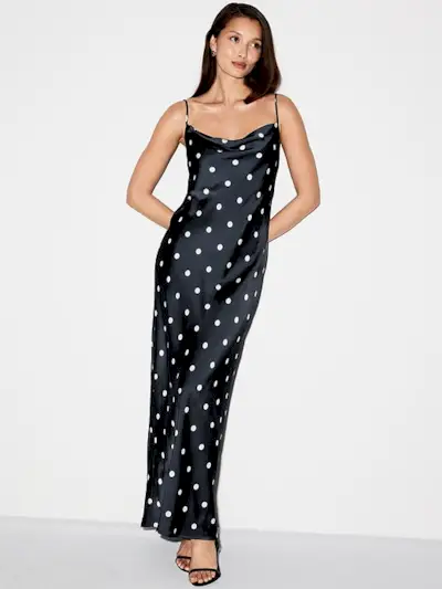 The Occasion by Old Navy Satin Cowl Maxi Dress