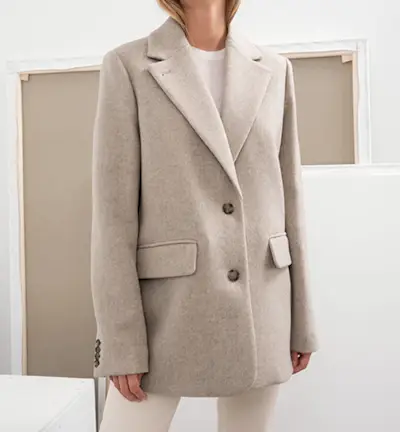 & Other Stories + Wool-Blend Oversized Blazer