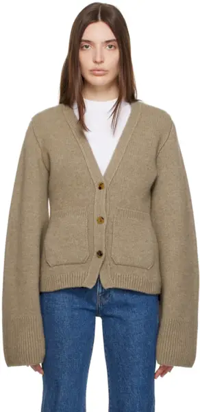 Taupe Scarlet Cardigan