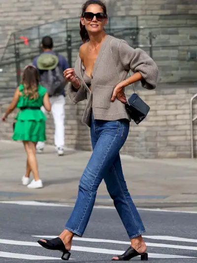 katie holmes khaite cardigan