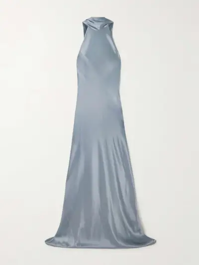 Sienna Satin Halterneck Gown