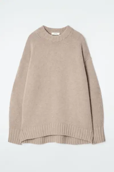 Chunky Pure Cashmere Crew-Neck Sweater