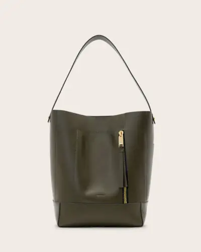 Alba Leather Hobo Shoulder Bag