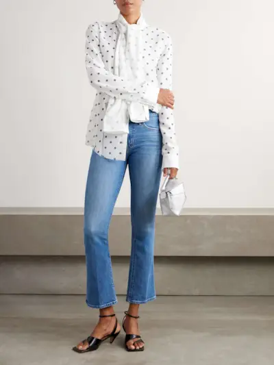 The Outsider Flood Cropped Flared Jeans