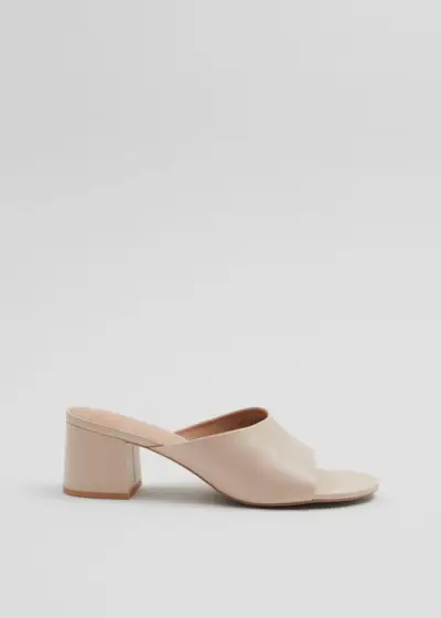 Classic Leather Mules