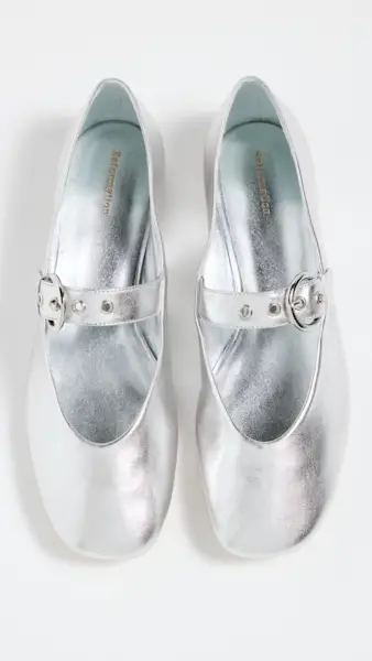 Mary Jane Ballet Flats With Buckles