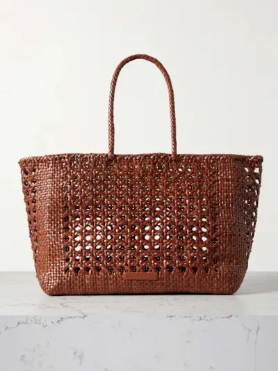 Klara Woven Leather Tote