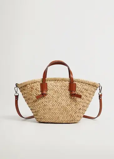 Mango + Double Strap Basket Bag