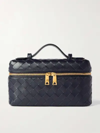 Bang Bang Vanity Intrecciato Leather Tote