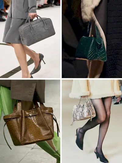 Fall/winter 2025 bag trend: Exotics