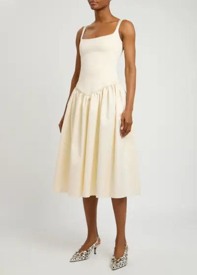 Lola Satin Midi Dress