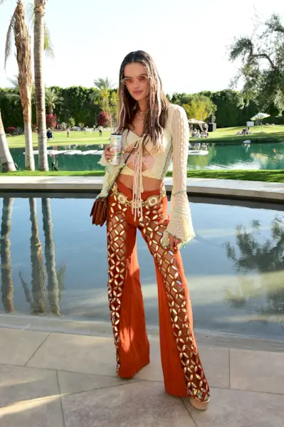 Alessandra Ambrosio at Coachella.