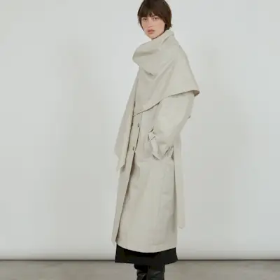 Alex Trench Coat & Macha Scarf