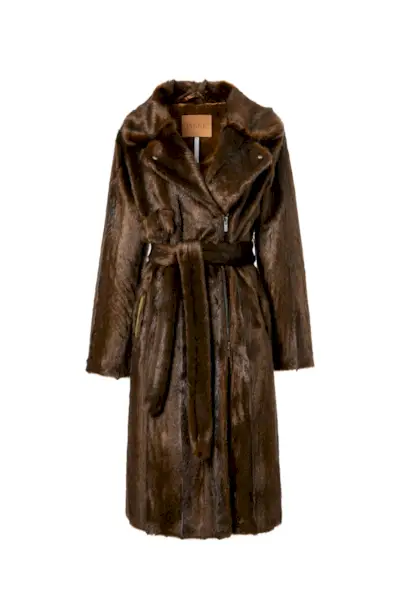 Frosig Biker Coat - Brown - Xs