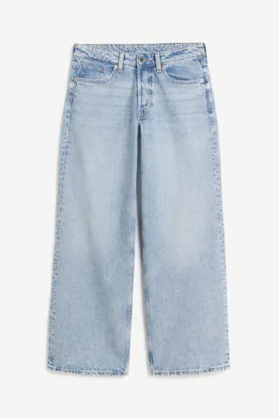 H&M Baggy Wide Low Jeans