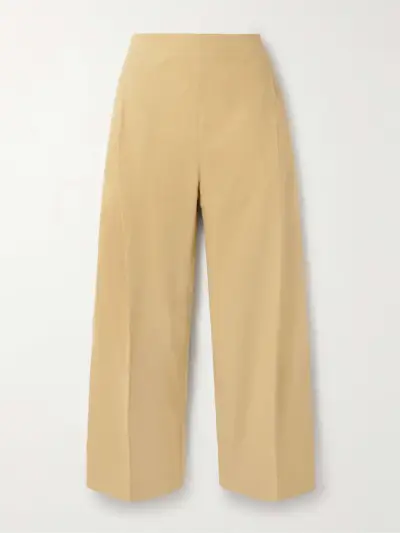 Ornella Linen-Blend Wide-Leg Pants