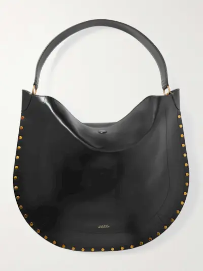 Oskan Studded Leather Shoulder Bag