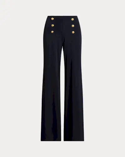 Ralph Lauren, Stretch Jersey Wide-Leg Trouser