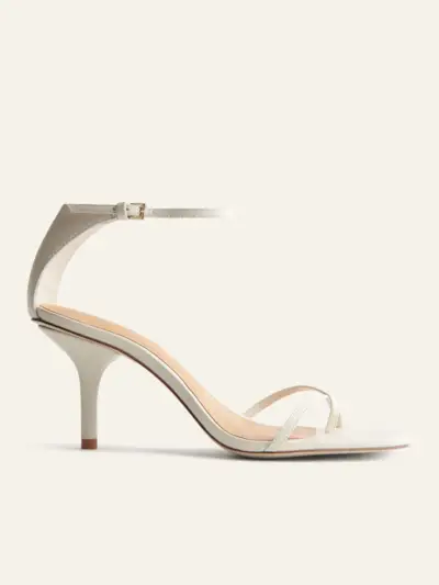 Reformation + Gigi Strappy Mid Heel Sandal