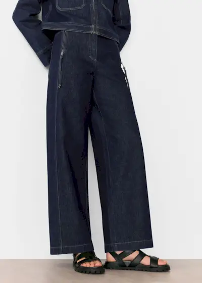 Sandy Western Denim Trouser