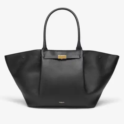 The New York | Black Small Grain | Demellier