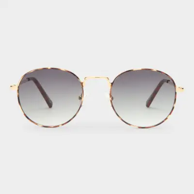 Lost Legacy Gold Tort Khaki Grad Sunglasses