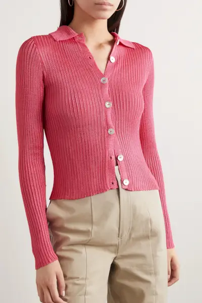 Calle Del Mar + Ribbed-Knit Shirt