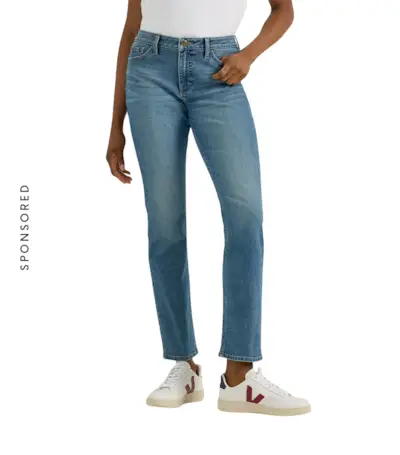 Lee Women's Midrise Straight Leg Jean