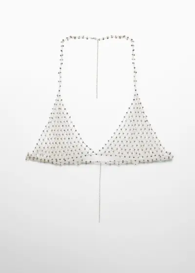 Rhinestone Crystal Body Necklace