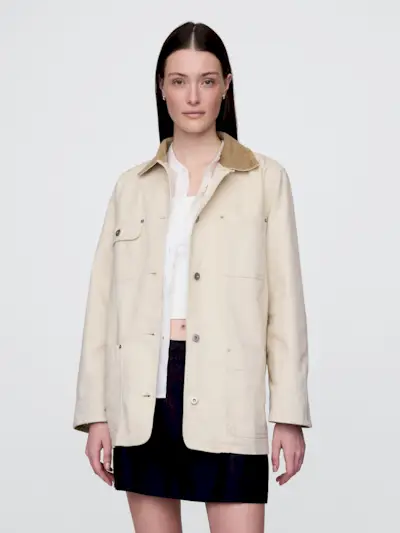 Gap, Corduroy-Collar Barn Jacket