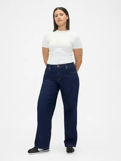 Low Rise '90s Loose Jeans