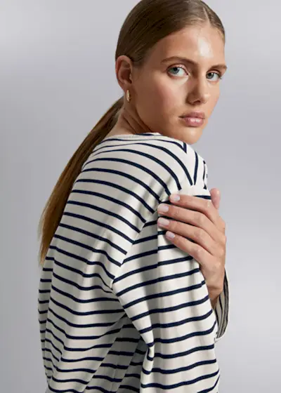 & Other Stories + Striped Jersey Top