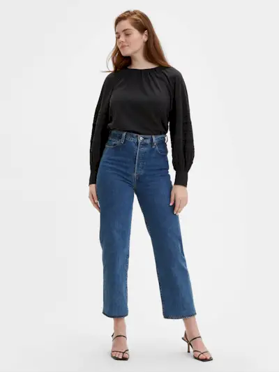 Levi's + Ribcage Straight Ankle Jeans