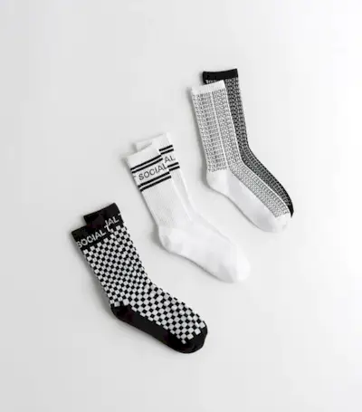 Hollister + Double B Logo Crew Socks
