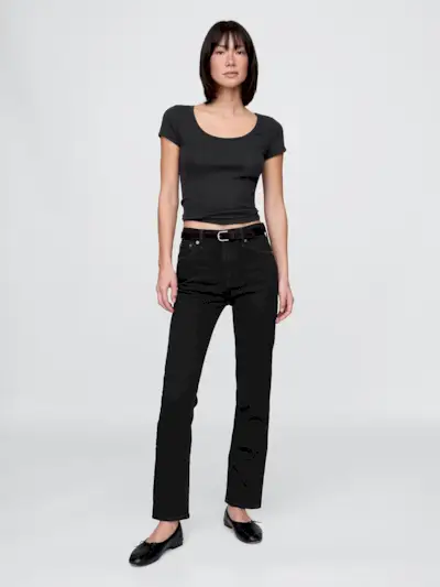 Gap, High Rise '90s Slim Straight Jeans