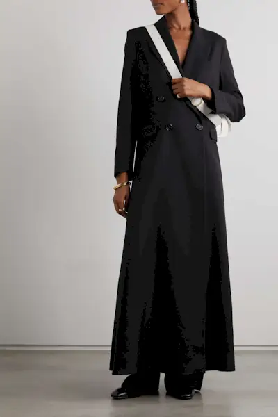 Beare Park + Double-Breasted Wool Coat