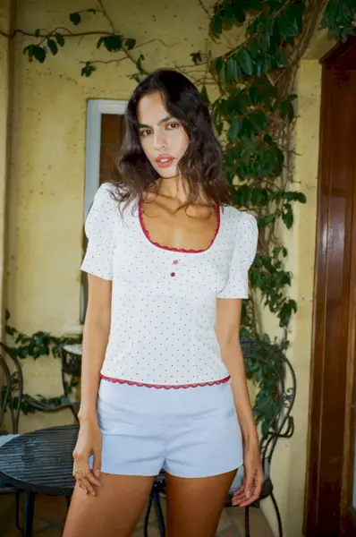 Minette Scoop Blouse