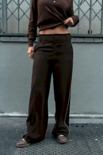 Pinstripe Boxer Pants
