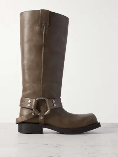 Balius Embellished Leather Boots