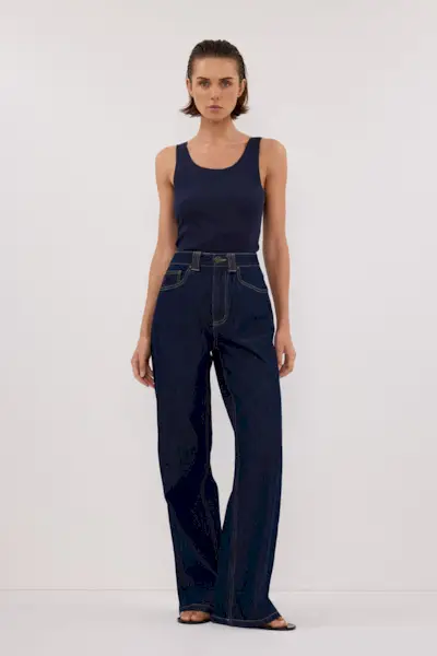 Reagan 2.0 Indigo Tall Slouchy Jean